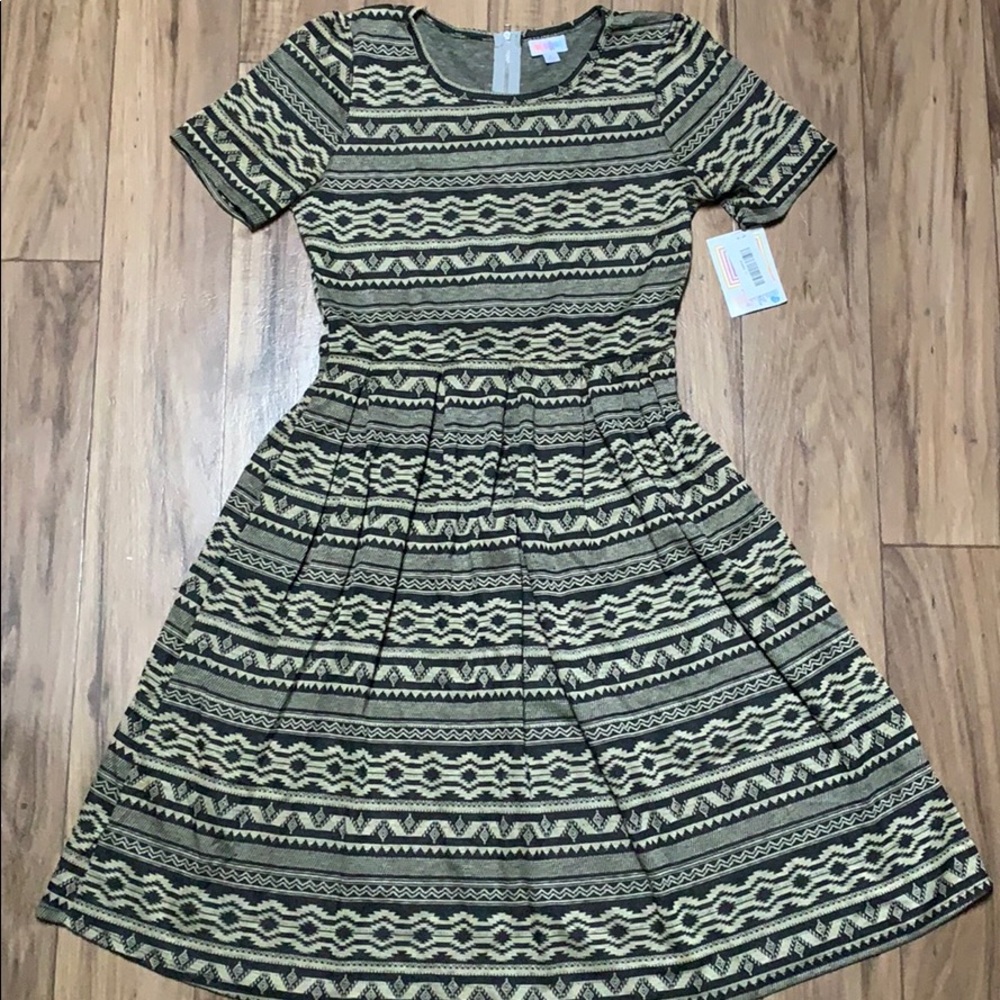 LuLaRoe Tribal Print Amelia Dress